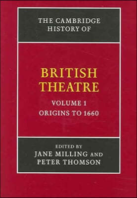 The Cambridge History of British Theatre 3 Volume Hardback Set