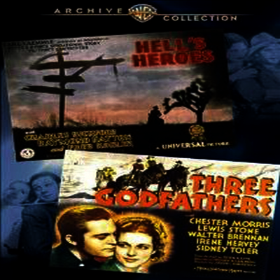 Hell's Heroes / Three Godfathers (헬스 히어로즈 / 쓰리 갓파더스)(지역코드1)(한글무자막)(DVD)(DVD-R)