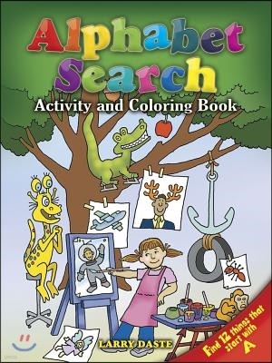 Alphabet Search Coloring Activity Book