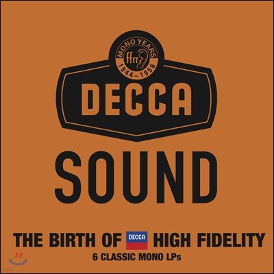 Zara Nelsova, Artur Balsam, Ernest Ansermet, Erich Kleiber, Eduard van Beinum, Ataulfo Argenta, Jean Martin — 데카 사운드 3집 1944-1956 하이파이의 탄생 (The Decca Sound: the Mono Years) 앨범 커버