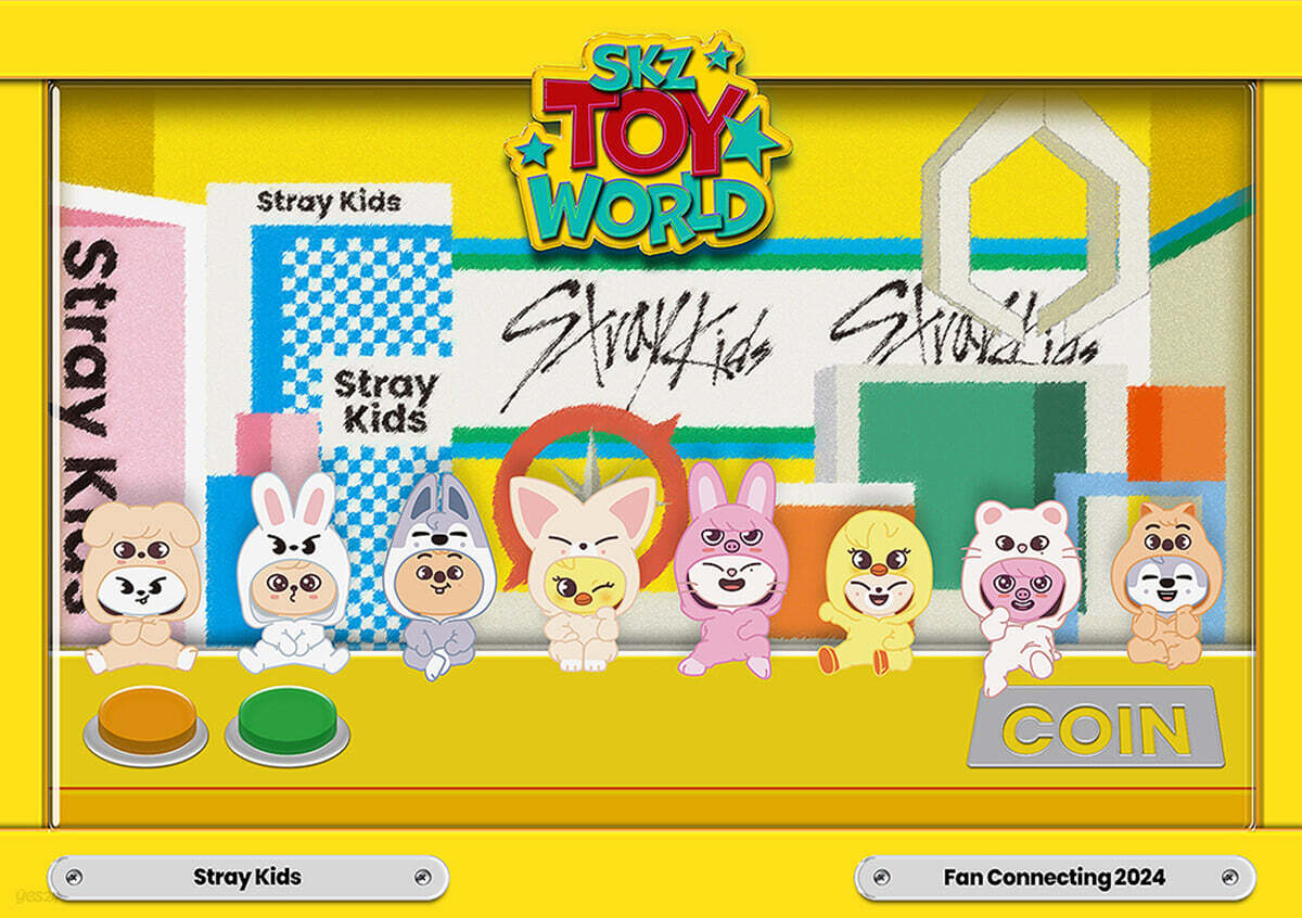 스트레이 키즈 (Stray Kids) - 스트레이 키즈 팬 커넥팅 2024 (Stray Kids Fan Connecting 2024 "SKZ TOY WORLD") [Blu-ray] [통상반]