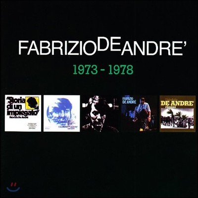 Fabrizio De Andre - Album Originali 1973-1978