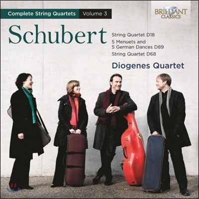 Diogenes Quartet Ʈ:   3 - 1 5 (Schubert: String Quartet D 18, 68) ׽  
