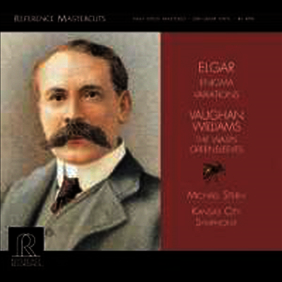 Michael Stern — 엘가: 수수깨끼 변주곡 & 본 윌리엄스: 푸른 옷소매 (Elgar: Enigma Variations, Op. 36 & Vaughan Williams: Greensleeves) - Michael Stern 앨범 커버