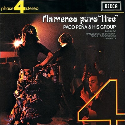 Paco Pena And His Group — Flamenco Puro Live 앨범 커버