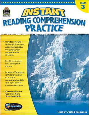 Instant Reading Comprehension Practice, Grade 3