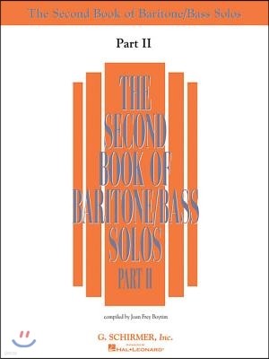 The Second Book of Baritone/Bass Solos Part II: Book Only