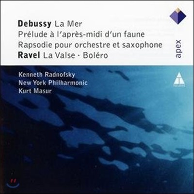 Kurt Masur ߽ / : ɽƮ ǰ (Debussy: La Mer, Prelude a l'Apres-Midi d'un Faune / Ravel: La Valse, Bolero)