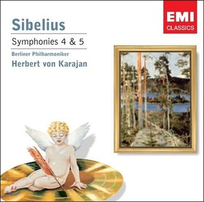 Herbert von Karajan ú콺:  (Sibelius: Symphonies No.4, No.5)