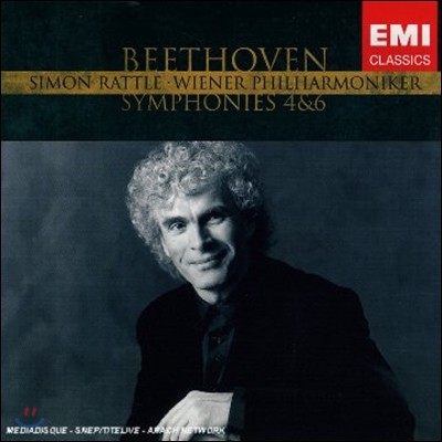 Simon Rattle 亥:  4, 6 '' (Beethoven: Symphonies No.4, No.6 'Pastoral')