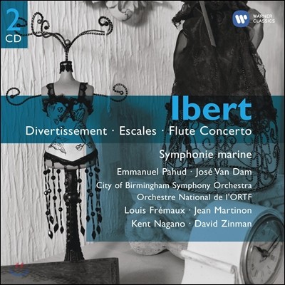 Jean Martinon / Kent Nagano ̺: ǰ (Ibert: Divertissement, Escales, Flute Concerto)