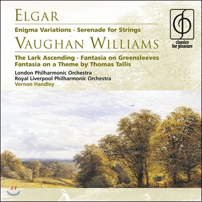 Vernon Handley :  ְ /  Ͻ:  ޻ (Elgar: Enigma Variations / Vaughan Williams: The Lark Ascending)