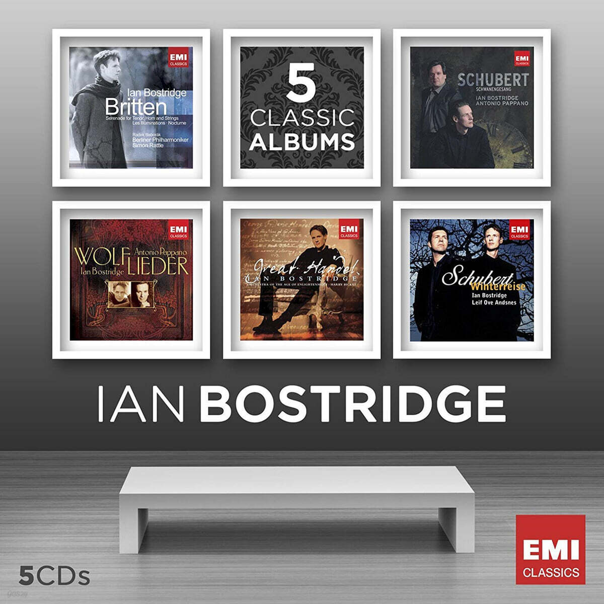Ian Bostridge 이안 보스트리지가 부르는 슈베르트 / 헨델 / 볼프 / 브리튼 (5 Classic Albums - Schubert / Handel / Wolf / Britten)