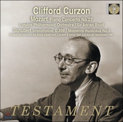 Clifford Curzon Ʈ: ǾƳ ְ 27 / Ʈ: ,   3 (Mozart: Piano Concerto No. 27 / Schubert: 4 Impromptus, Moments Musicaux No.3)