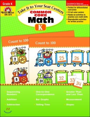 Take It to Your Seat: Math Centers, Kindergarten Teacher Resource