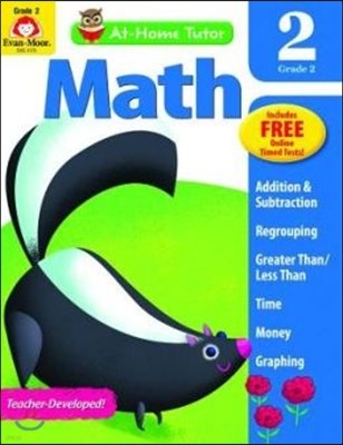 At-Home Tutor: Math, Grade 2 Workbook