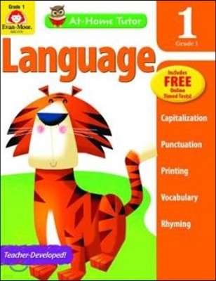 At-Home Tutor: Language, Grade 1 Workbook