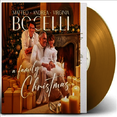 Andrea Bocelli — A Family Christmas 앨범 커버