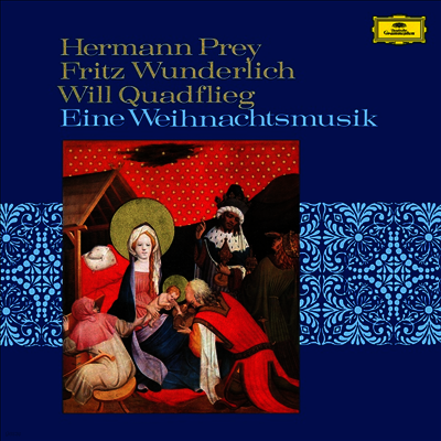 Fritz Wunderlich,Hermann Prey — 분덜리히 & 프라이 - 크리스마스 (Fritz Wunderlich & Hermann Prey - A Christmas music) - Fritz Wunderlich 앨범 커버
