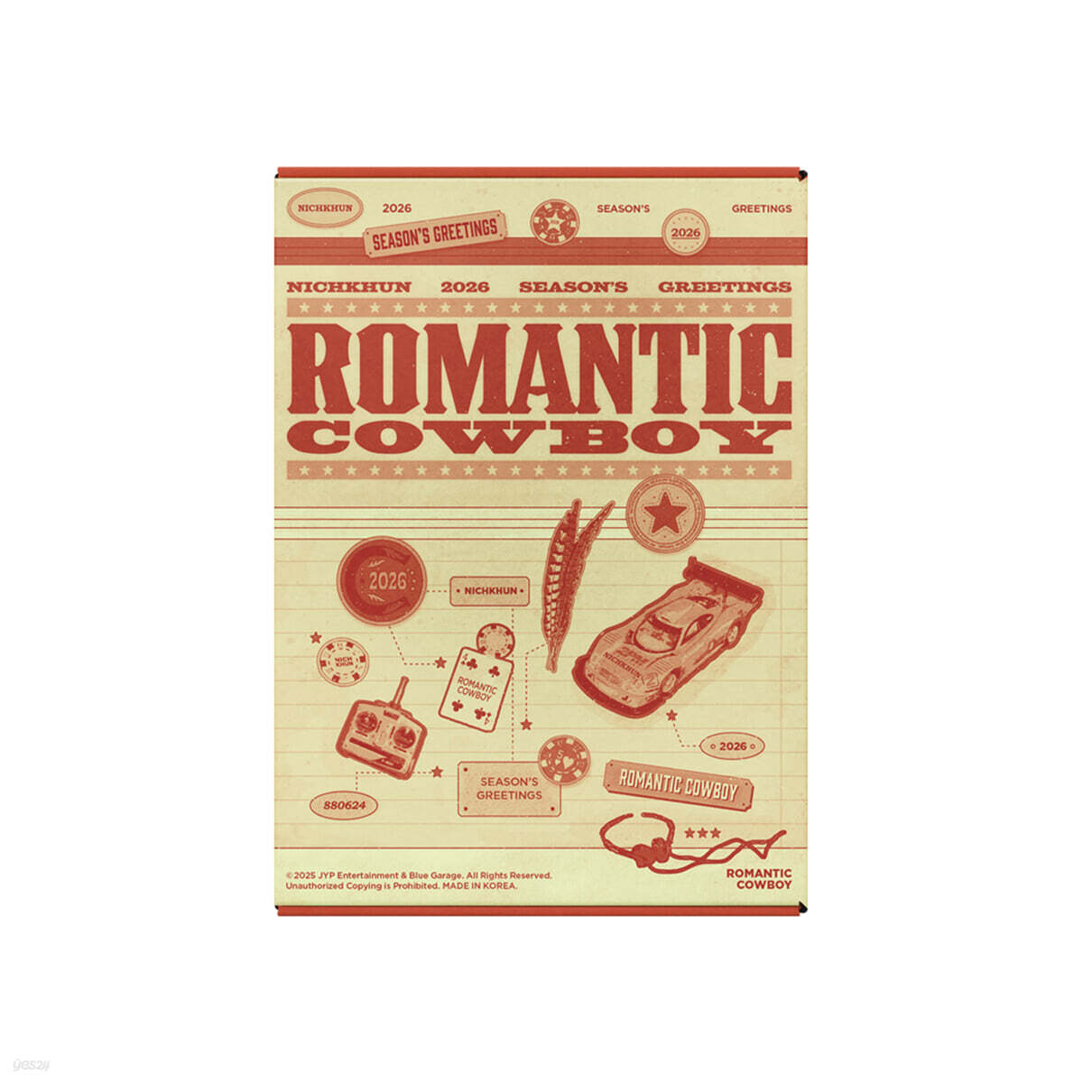 닉쿤 (NICHKHUN) 2026 SEASON'S GREETINGS [ROMANTIC COWBOY]