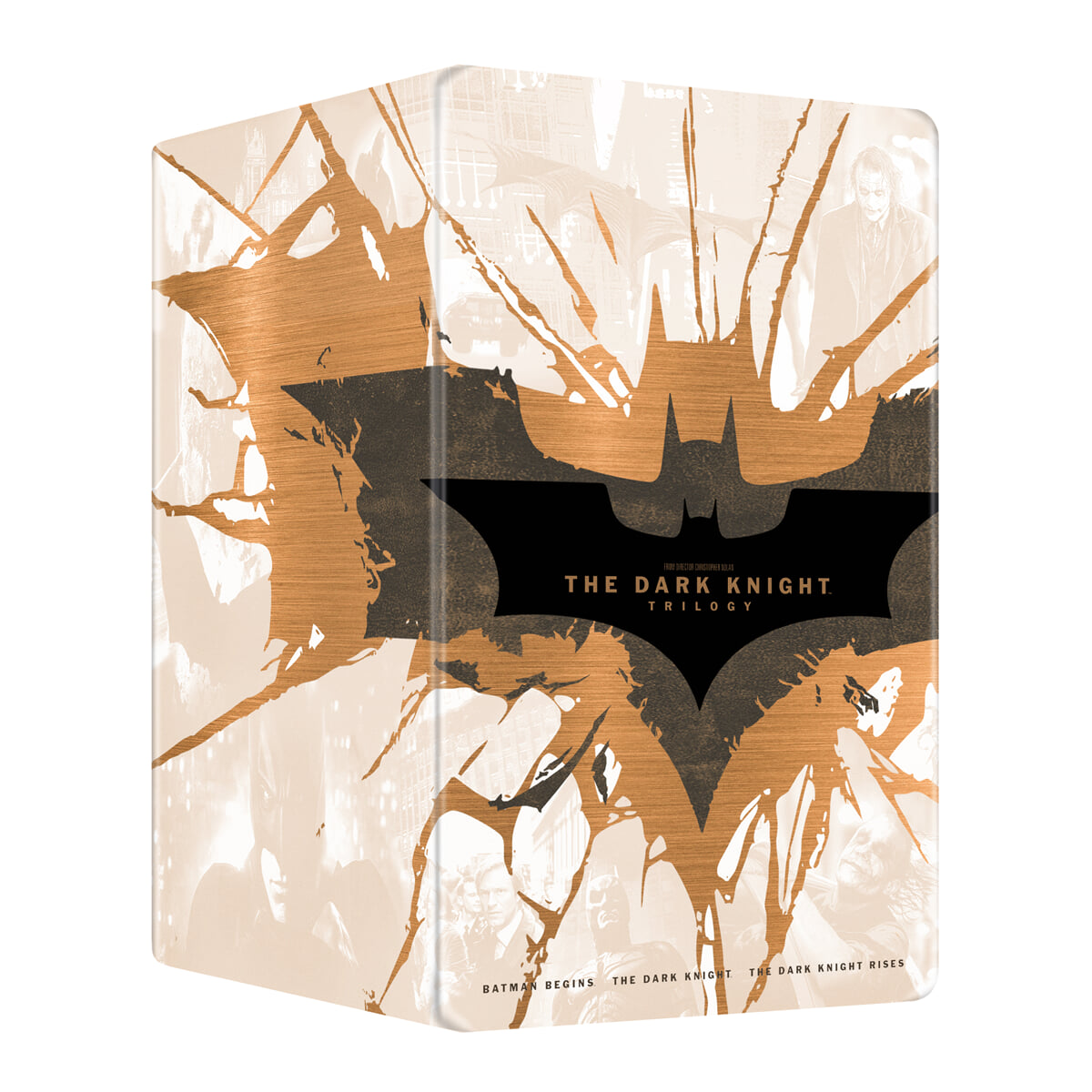 다크 나이트 트릴로지 (9Disc, 4K+BD 라이브러리 케이스 스틸북 한정판) : 블루레이