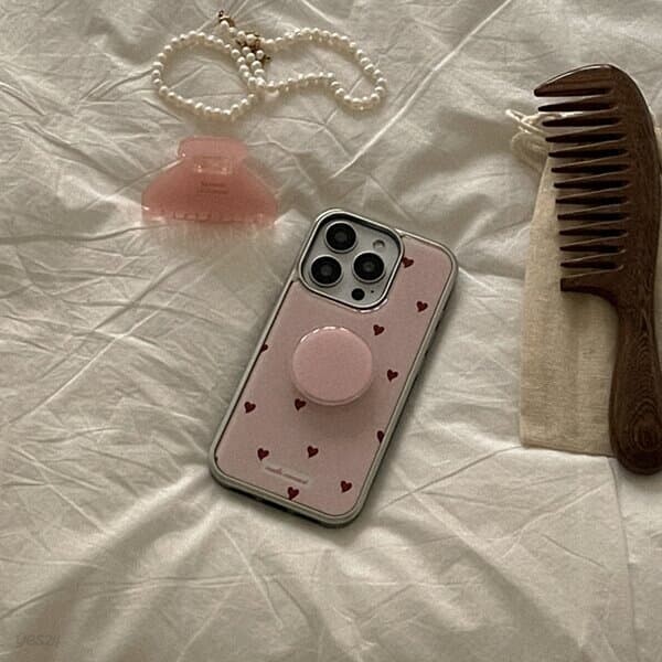 sweet knit love 아이폰 맥세이프 실버 범퍼 케이스