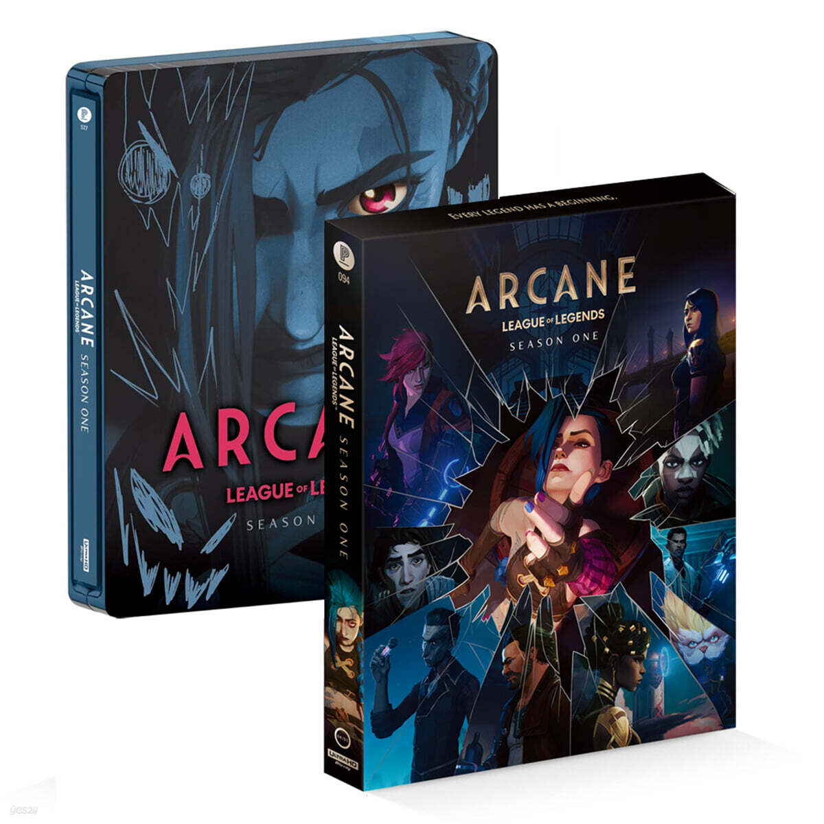 아케인 시즌1 (4Disc, 4K UHD 스틸북 풀슬립 한정판) : 블루레이