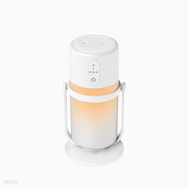 엑토 듀얼 LED 360도 회전 무선 사무실 탁상용 차량 휴대용 초음파 충전식 가습기 HMD-15