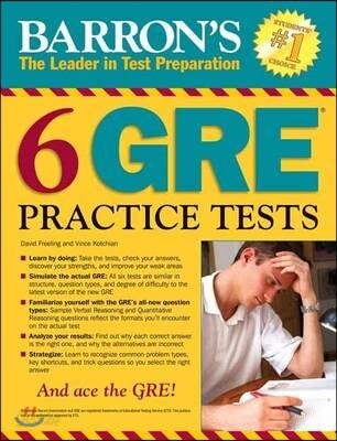 Barron's 6 Gre Practice Tests