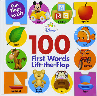 Disney Baby 100 First Words Lift-The-Flap