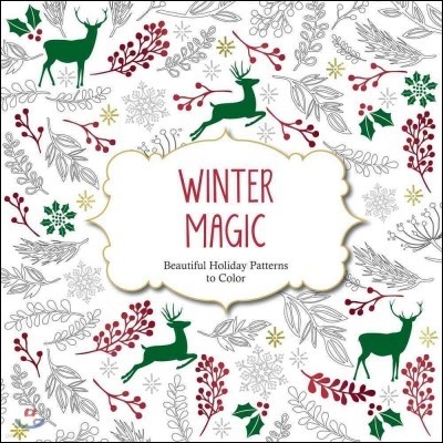 Winter Magic: Christmas Patterns to Color