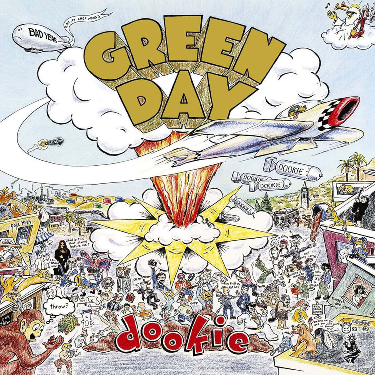 Green Day (그린 데이) - 3집 Dookie [라즈베리 컬러 LP]