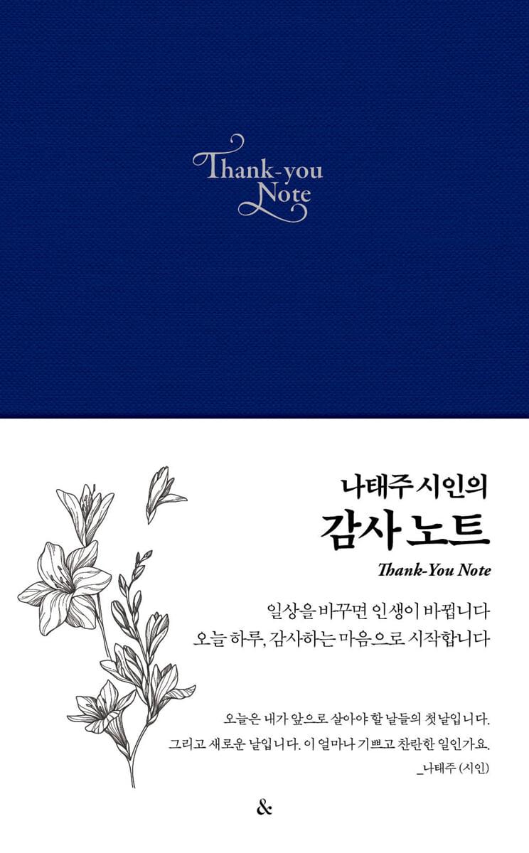 나태주 시인의 감사노트 : 블루