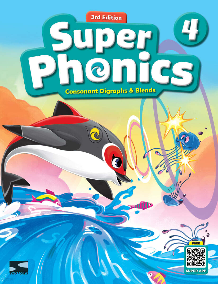[3판] Super Phonics 4  : Student Book Student Book with QR코드