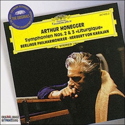 Herbert von Karajan װ:  2, 3 '' (Honegger: Symphony No.2, No.3 'Liturgique')