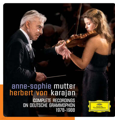 Anne-Sophie Mutter / Herbert von Karajan Ϳ ī DG   (Complete Recordings on Deutsche Grammophon 1978-1988)