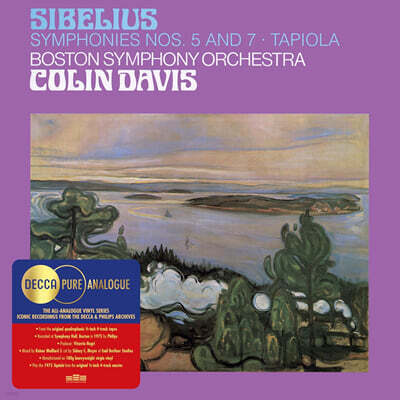 Colin Davis — Colin Davis 시벨리우스: 교향곡 5번 7번 (Sibelius: Symphonies Nos. 5 & 7) 앨범 커버