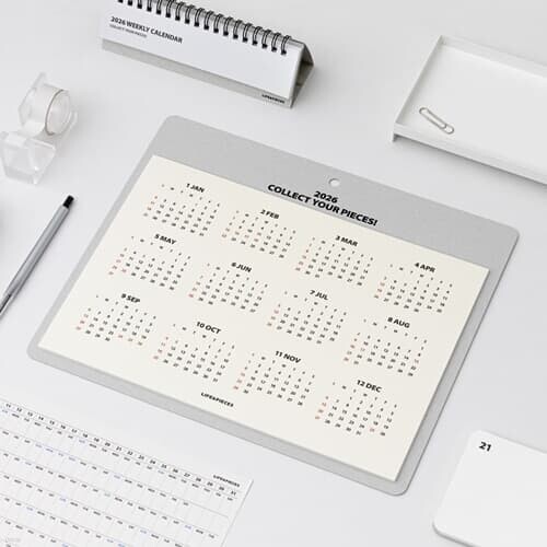 [1+1] 2026 라이프앤피시스 메모 벽걸이달력