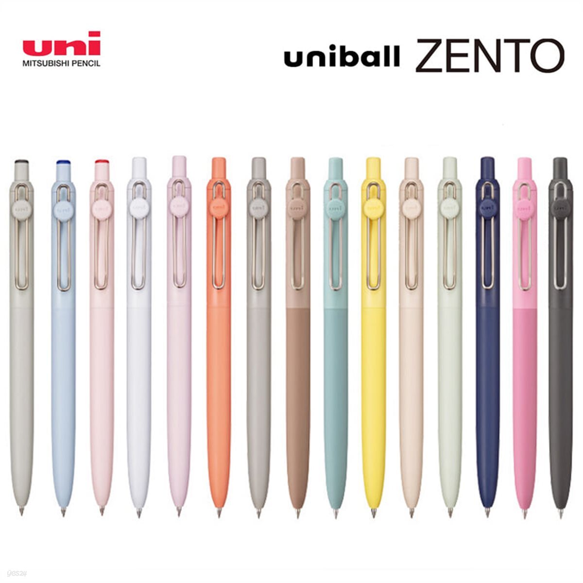 유니 유니볼 젠토 ZENTO 수성펜 0.38mm/0.5mm/0.7mm