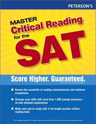 Peterson's New SAT Critical Reading : Workbook