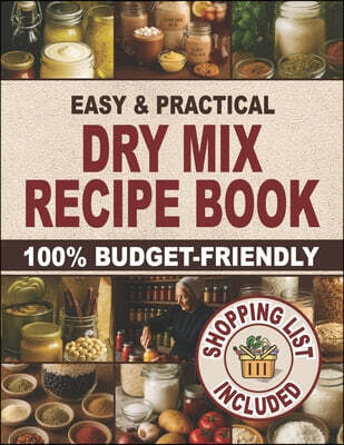 Easy & Practical Dry Mix Recipe Book: 100% Budget-Friendly Homemade Recipes to Stock Up for Long-Term Storage & Shop Only Once a Month to Enjoy Stress