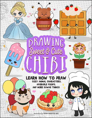 Drawing Sweet and Cute Chibi: Learn How to Draw Cozy Animal Characters, Adorable Foods, and More Kawaii Things (How to Draw Books)