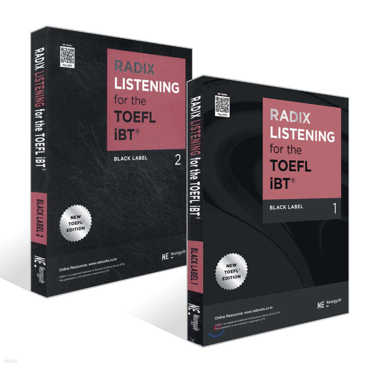 RADIX LISTENING for the TOEFL iBT Black Label 1~2권 세트