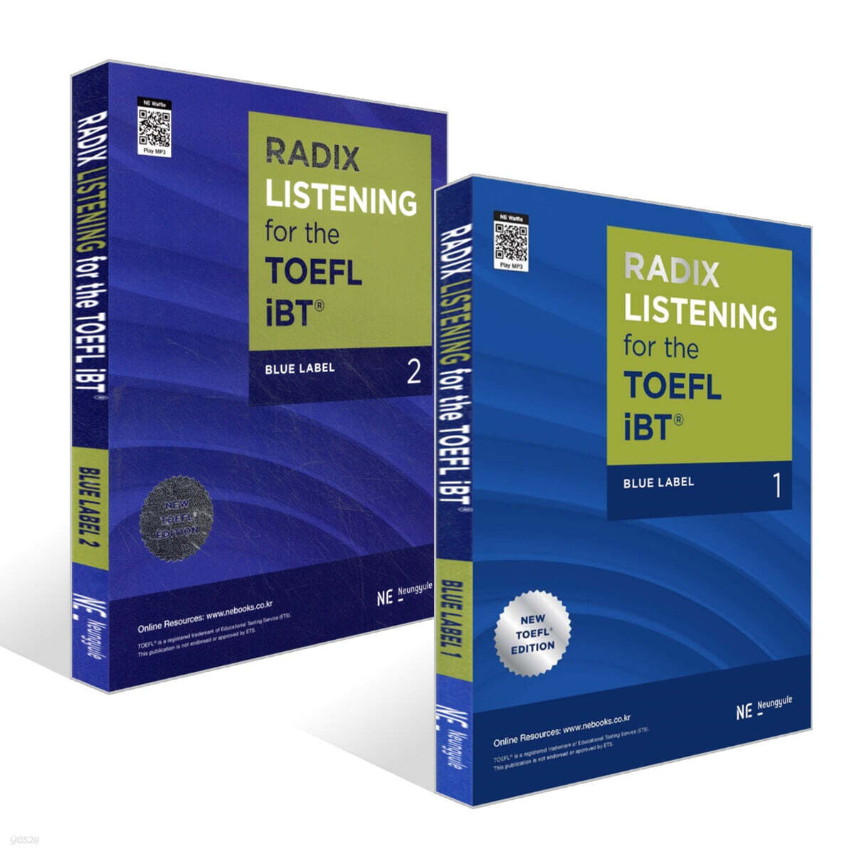 RADIX LISTENING for the TOEFL iBT Blue Label 1~2권 세트