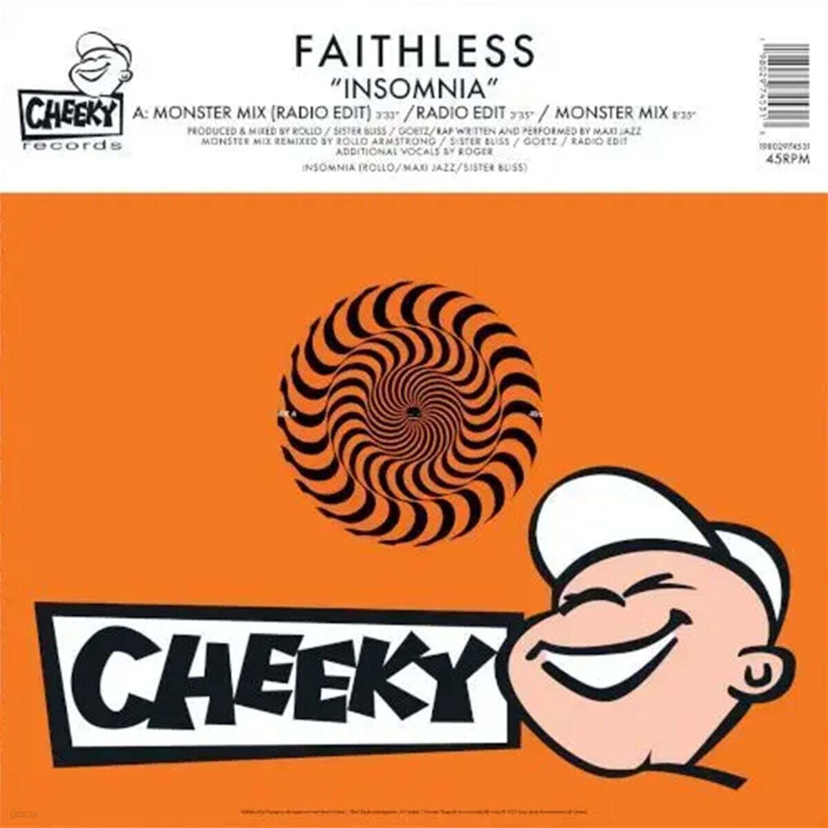 Faithless (페이스리스) - Insomnia [조에트로프 컬러 LP]