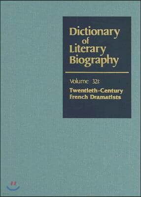 Dlb 321: Twentieth-Century French Dramatists