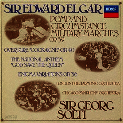 엘가: 수수께끼 변주곡, 위풍당당 행진곡 (Elgar: Enigma Variations, Pomp And Circumstance) (UHQCD)(일본반) - Georg Solti