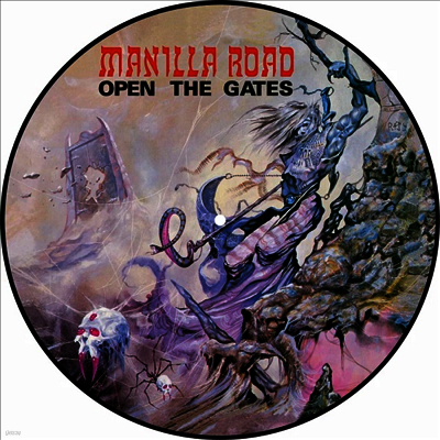 Manilla Road — Open The Gates (Picture Disc) 앨범 커버