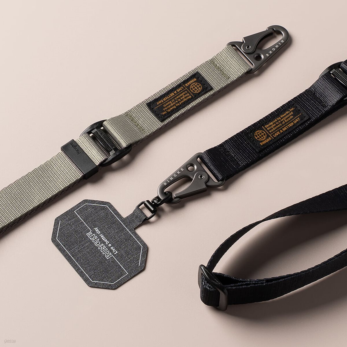 링케 핸드폰 스트랩 택티컬 웨빙 랜야드 스트랩 홀더 링크 콤보 분실 도난 방지 넥 숄더 줄