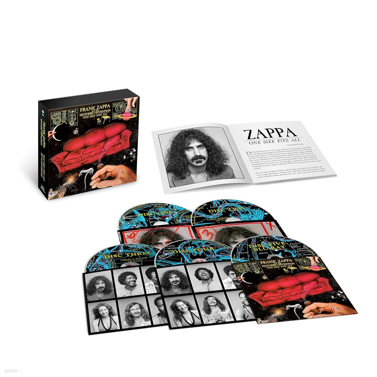 Frank Zappa (프랭크 자파) - One Size Fits All [4CD + Blu-ray 박스세트]
